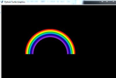 Rainbow Generator-Python Program for Class 12 CBSE Python
