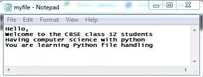CBSE file handling