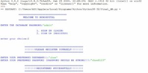Hospital Management System Python Project Class 12 CBSE Python
